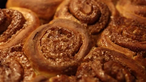 Crispy fresh baked winter cake. Stock Footage 298333509