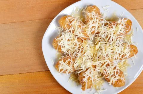Crispy fried bananas 写真素材