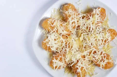 Crispy fried bananas 写真素材