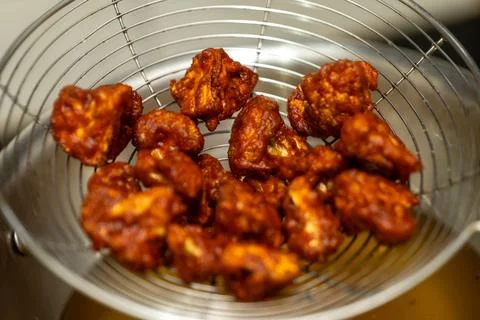 Crispy Fried Cauliflower Stock Photos