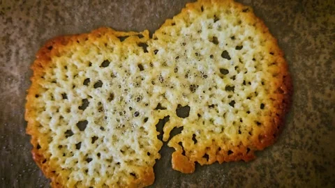 Crispy Fried Cheese Served Hot on Rustic Surface, Perfect for Snacking or as Stock Footage 303368671
