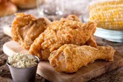 Crispy Fried Chicken Foto stock