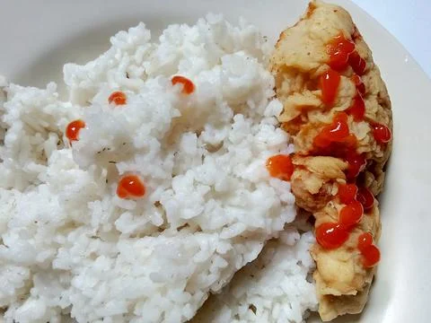 Crispy fried chicken Foto stock