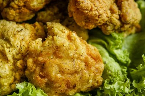Crispy fried chicken. 写真素材