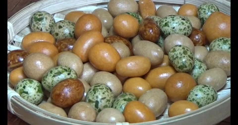 Crispy fried peanuts Stock Footage 296483095