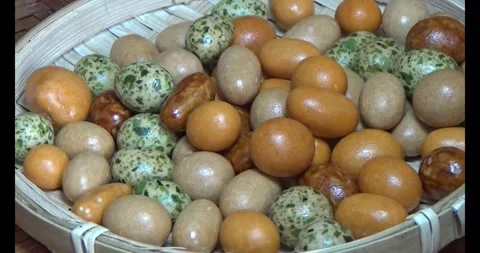 Crispy fried peanuts Stock Footage 296483129