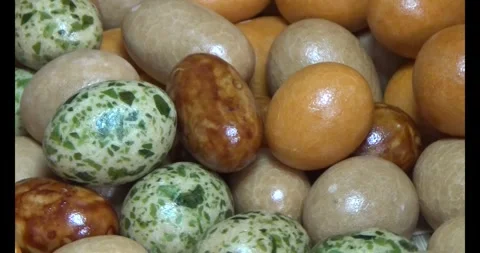 Crispy fried peanuts Video stock 296483152