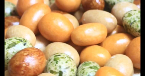 Crispy fried peanuts Stock Footage 296483391