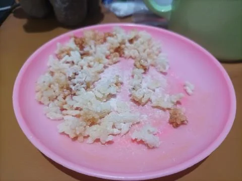 Crispy Fried Rice Snack Stock Photos