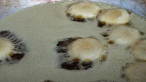 Crispy Fried Vegetable Chops Stock-Footage 326330296