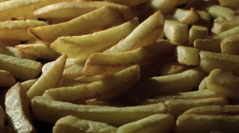 Crispy fries Stockbeeldmateriaal 10292156