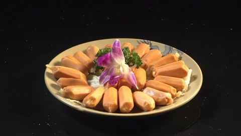 Crispy intestine Stock Footage 111617217