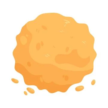 Crispy meatball Stock Illustration