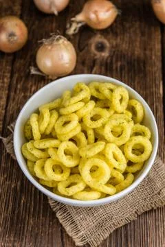 Crispy Onion Rings Stock Photos