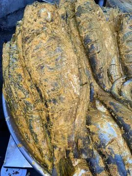 Crispy on the outside, tender on the inside, fried fish delivers a deliciou.. Stock Photos