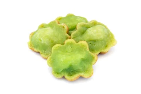 Crispy Pandan Pancakes Stock Photos