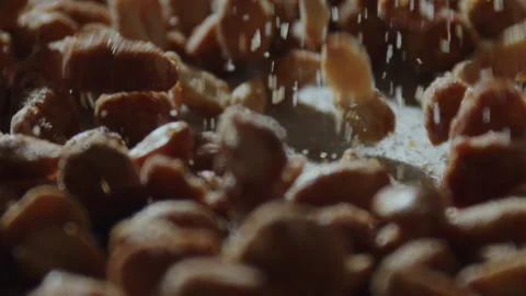 Crispy peanuts Stock Footage 219346120