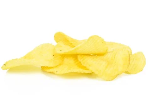 Crispy potato chips Stock Photos