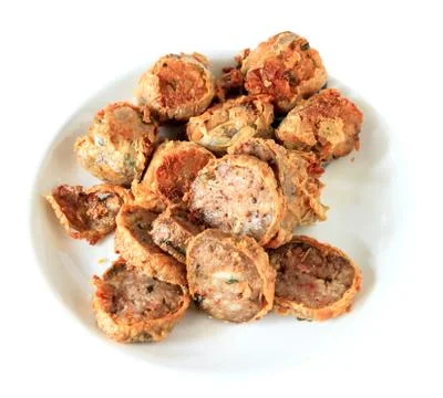 Crispy prawn rolls Stock Photos
