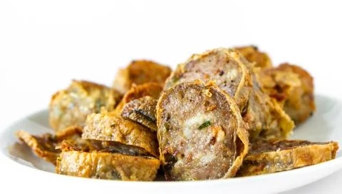 Crispy prawn rolls Stock Photos