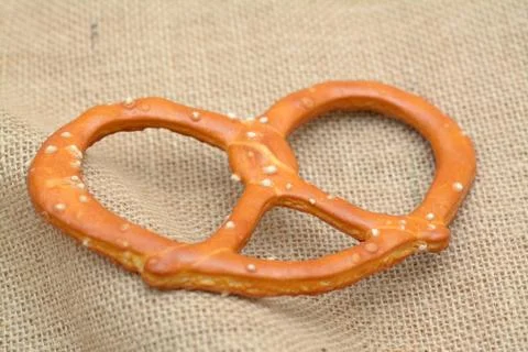 Crispy pretzel Stock Photos