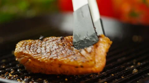 Crispy Roasted Duck Close Up Cinematic Food Shot Stock Footage 146133439