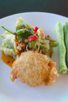 Crispy shrimp Stock-Fotos