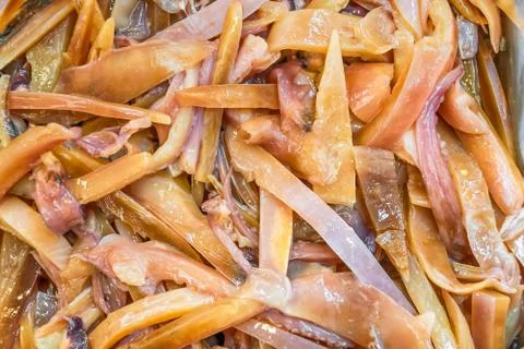 Crispy squid texture background 스톡 사진
