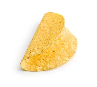 Crispy taco shell crispy taco shell on white background Copyright: xZoonar... Foto stock