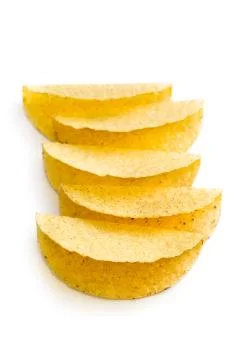 Crispy taco shells Foto stock