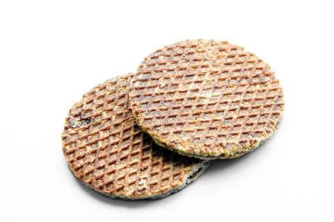 Crispy wafer isolate Photos