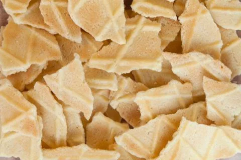 Crispy waffle Stock Photos