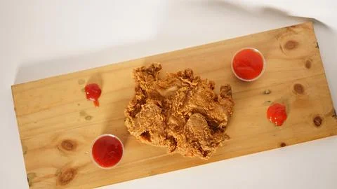 Crispy whole chicken Stock Photos