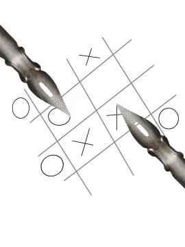 Crisscross game Stock Illustration