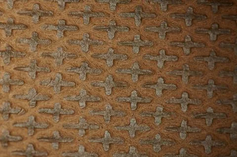 Crist pattern on leather background Foto stock