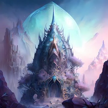 Cristal citadel Stock Illustration