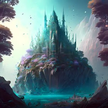Cristal citadel Stock Illustration