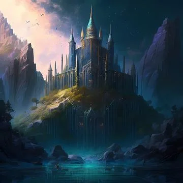 Cristal citadel Stock Illustration