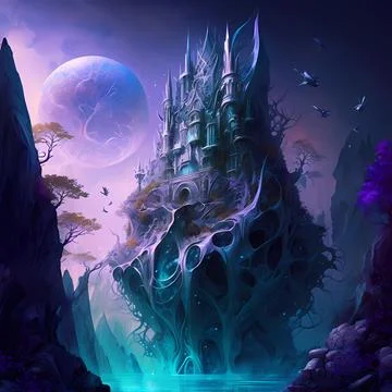 Cristal citadel Stock Illustration
