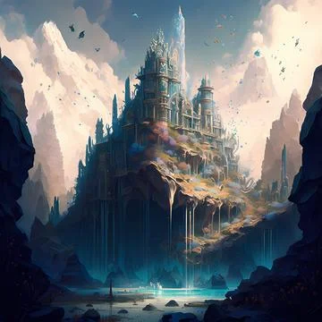 Cristal citadel Stock Illustration