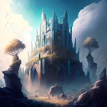 Cristal citadel Stock Illustration