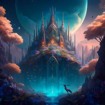Cristal citadel Stock Illustration