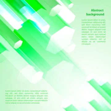 Cristal green ice background. Vector illustration for your business presentat Stock-Illustration