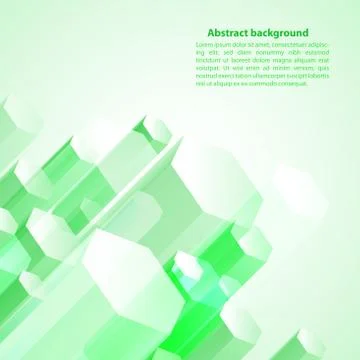 Cristal green ice background. Vector illustration for your business presentat Stock Illustration