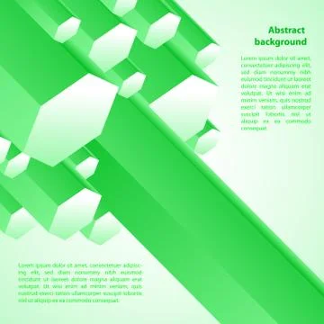 Cristal green ice background. Vector illustration for your business presentat Stock Illustration