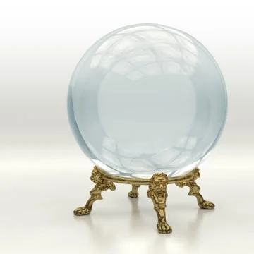 Cristal magic ball Stock Illustration