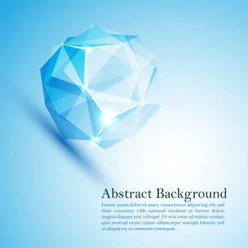 Cristal prism. Ilustração Stock