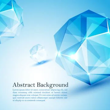 Cristal prism. Illustrazione stock