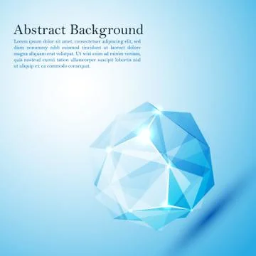 Cristal prism. Illustrazione stock