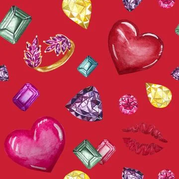 Cristal red Stock Illustration